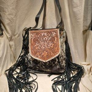 Myra  Bag Fringed Leather Shoulder Bag